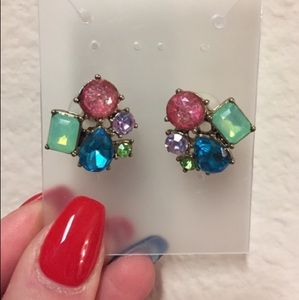 NWOT Betsey Johnson cluster earrings